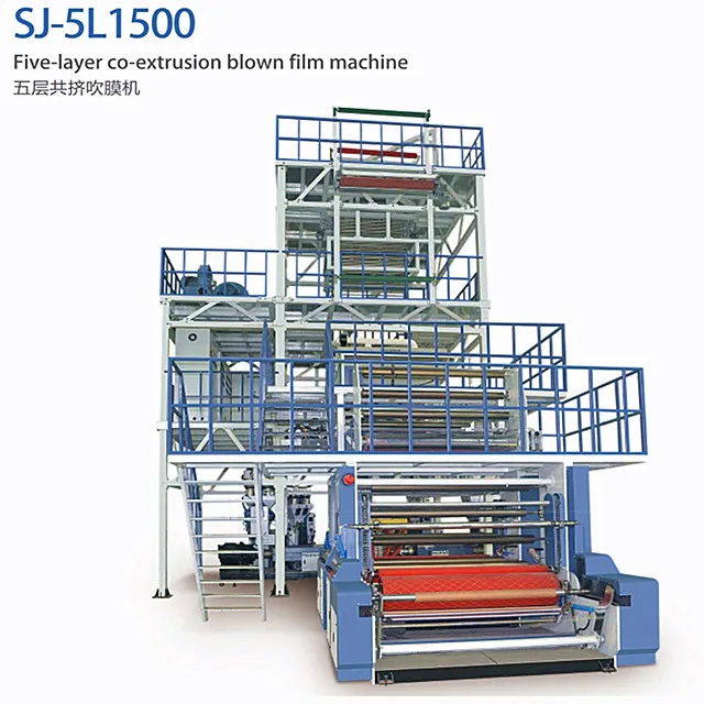 Машина Wenahou 2019, высокое качество, низкая цена, трехслойная машина для выдувания пленки, модель серии № HR3SJ