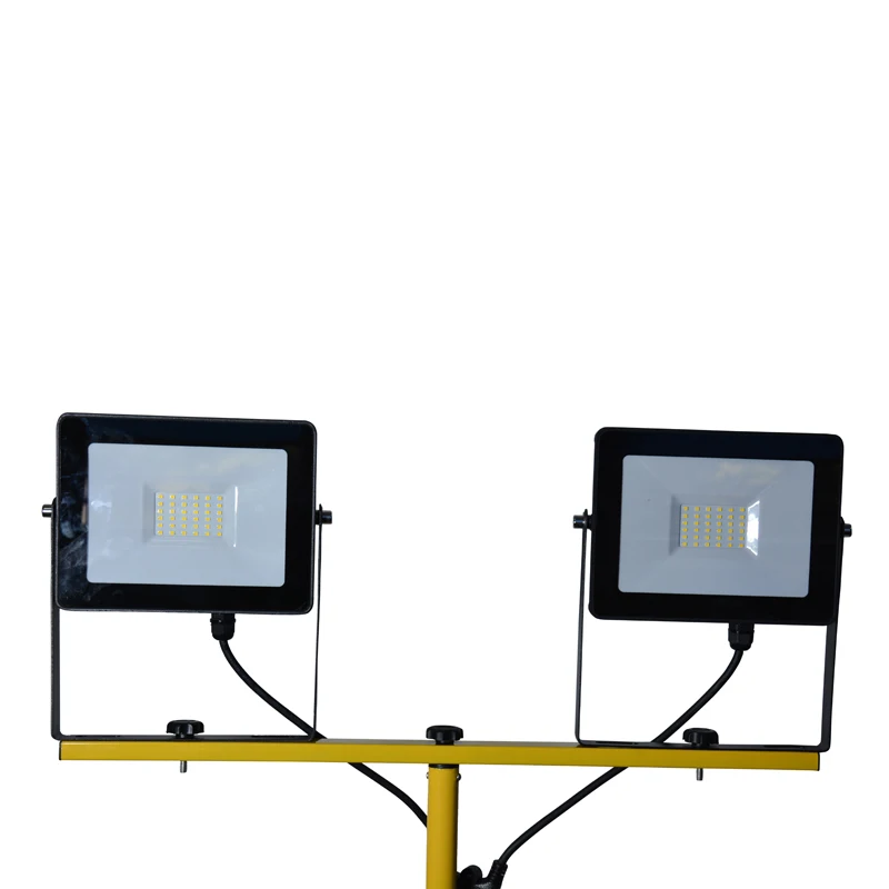 95lm/w TUV approval slim ip65 waterproof outdoor tripod support 2X20W led work light