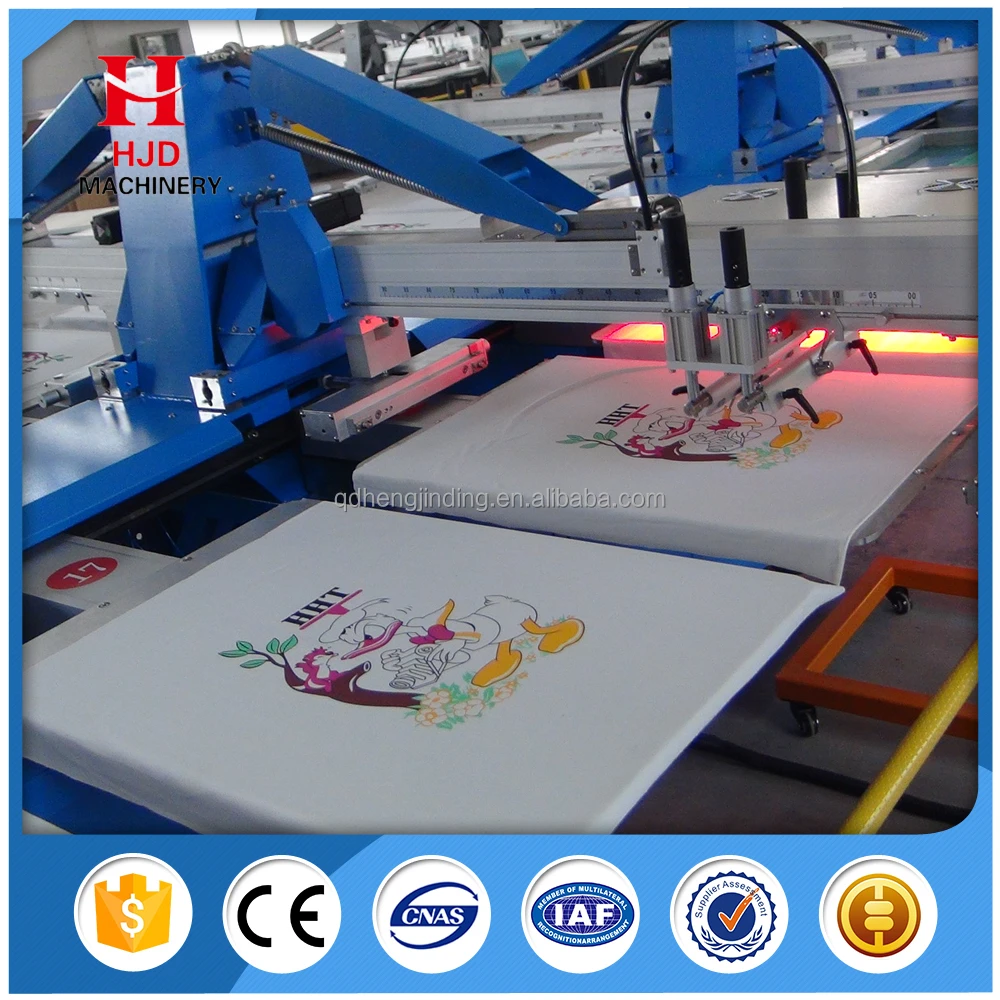16 Color Automatic T-Shirt Silk Screen Printing Machine Price Good