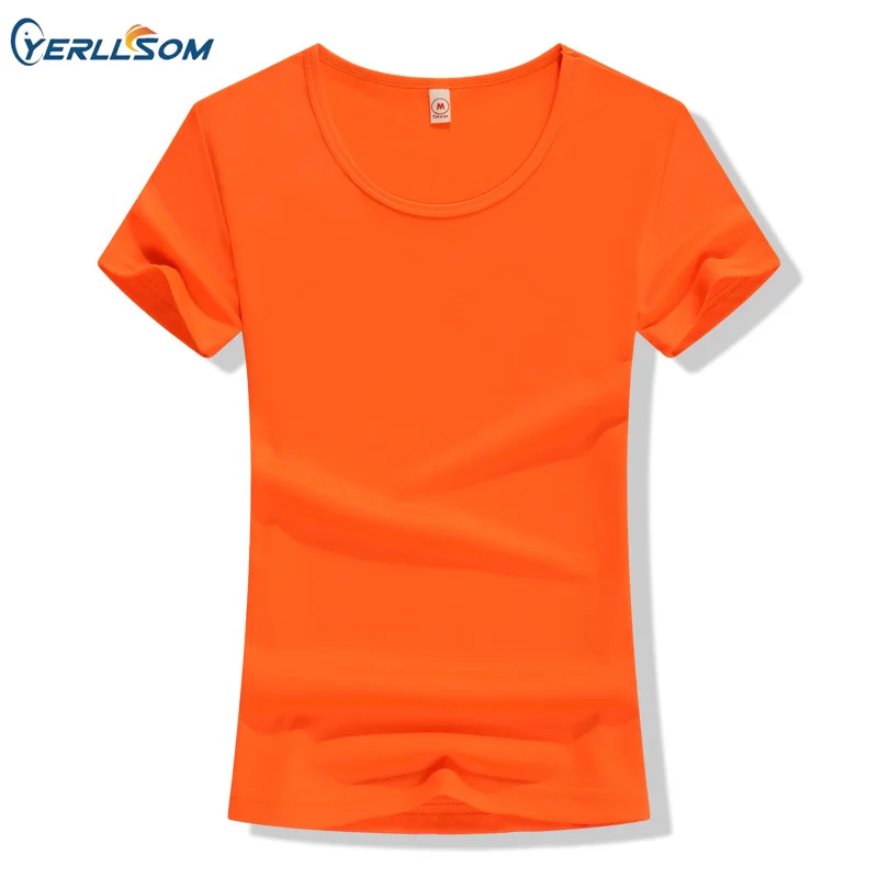 New launched mesh slim fit casual women T-shirt, sports Fast Dry, breathable printed Polyester tshirt with unique charm