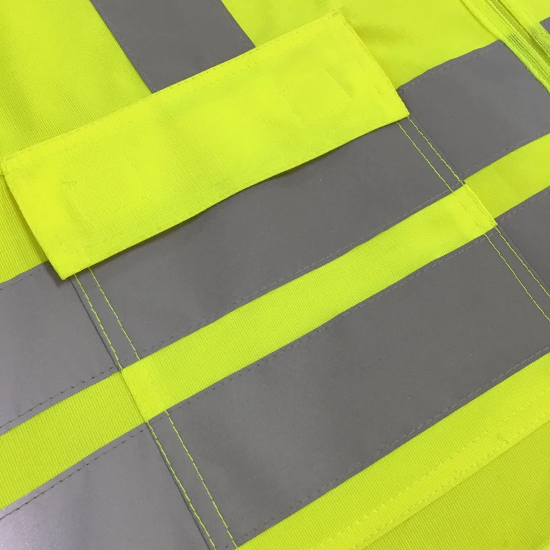 HCLITE 100% EN20471 Polyester Grey Vinyl Fabric Reflective Stripes for clothing