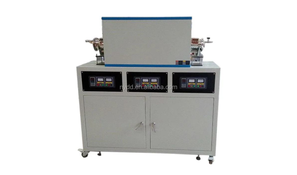 
1200 Degree Electrical Plasma Enhanced Chemical Vapor Deposition PECVD Vacuum Tube Furnace With Proton Mixing Control System 