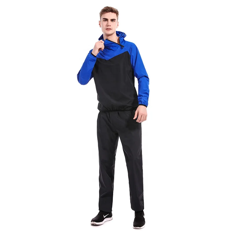 
Yisun Heavy Duty Sauna Suit Running Non Rip Sweat Tracksuit Weight Loss Slimming Fitness Training Sweat Suit 
