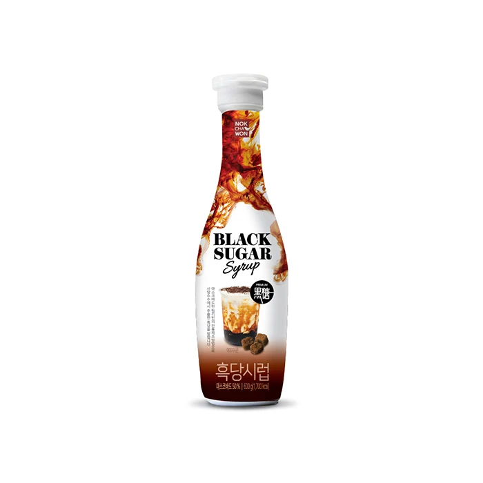 Korean High Quality Liquid Black Sugar Syrup For Making A Delicious Milk Tea good price safety products