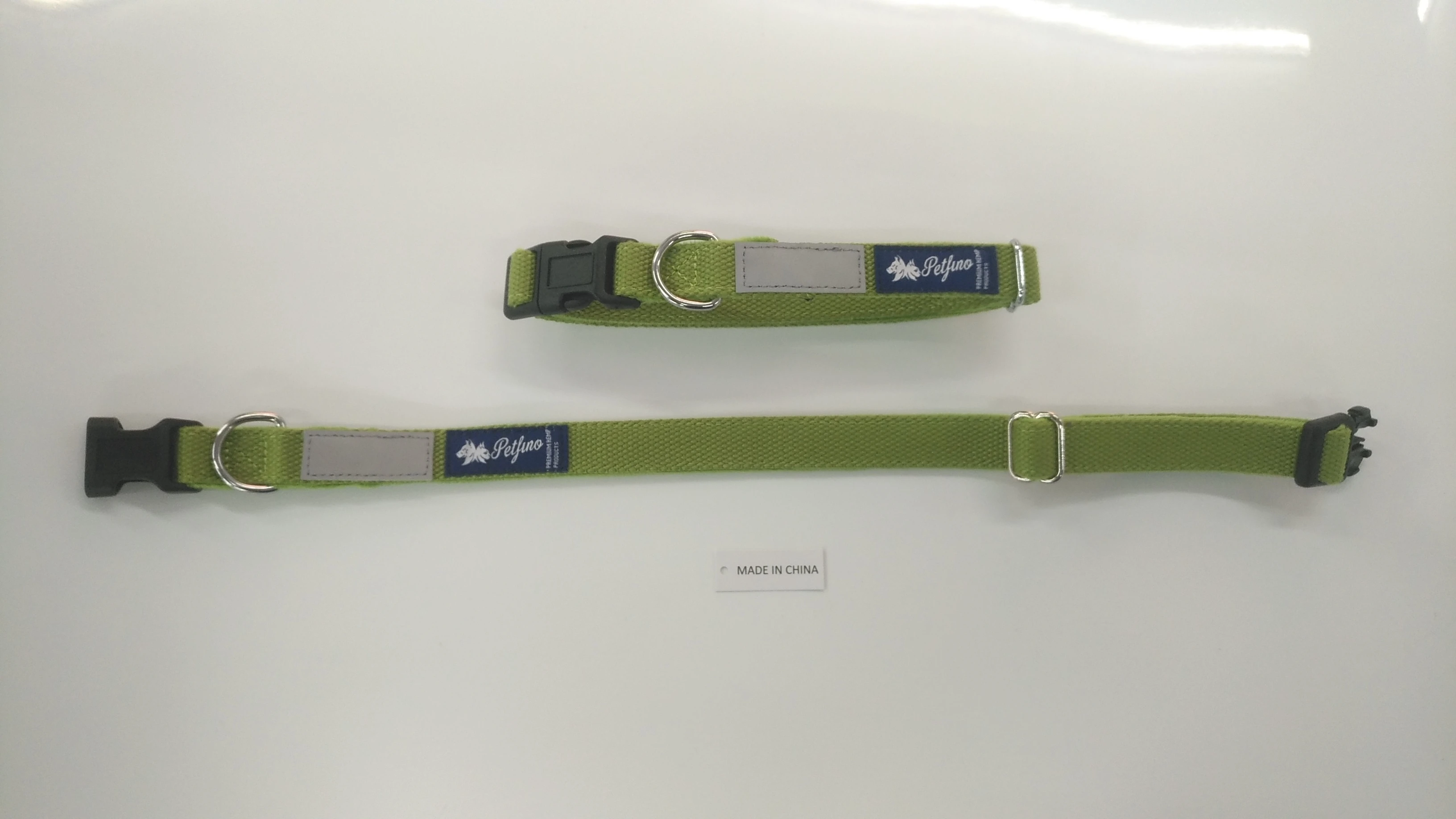 Amazon Top Seller 2019 Hemp Double Dog Collar Leash Training Leash Running With Fleecing Handle