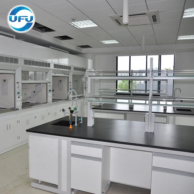 Chemical Resist Lab Work bench for Workshop with PP Sink