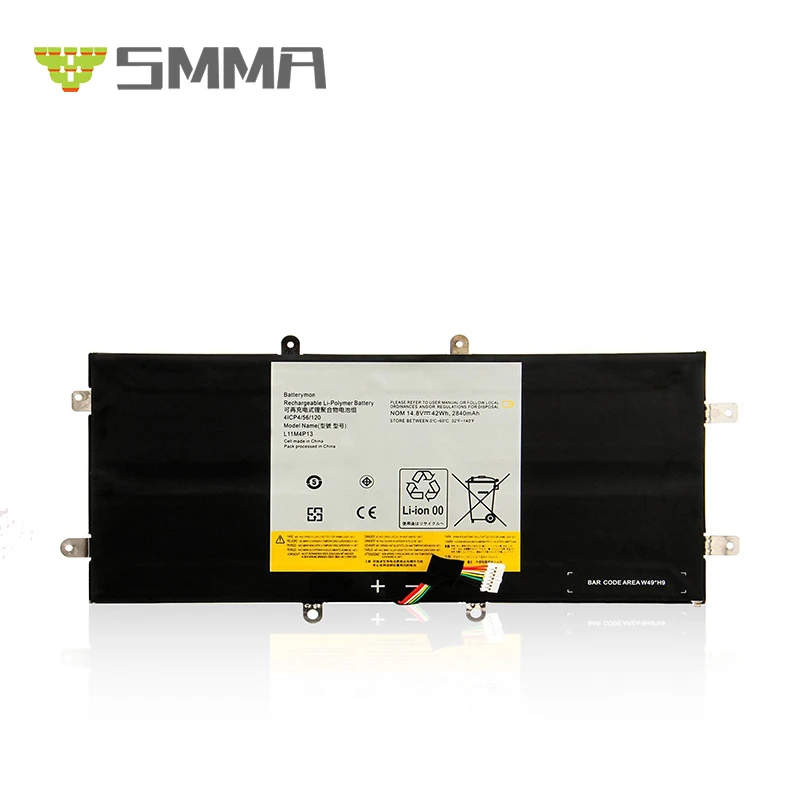 14.8V 2840Mah 42Wh L11M4P13 internal laptop battery for lenove IdeaPad Yoga 11 Yoga 11S Notebook PC