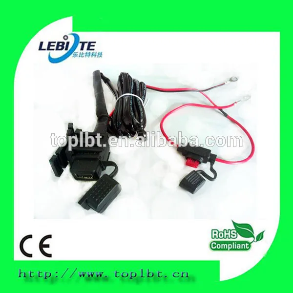 12v мотоцикла usb зарядного устройства для ipad телефон электрическая система