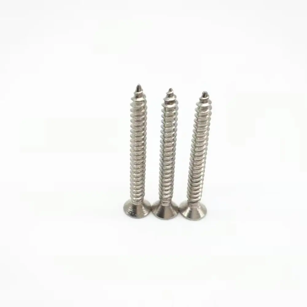 Hot selling ss 201 csk self tapping screws for plastic