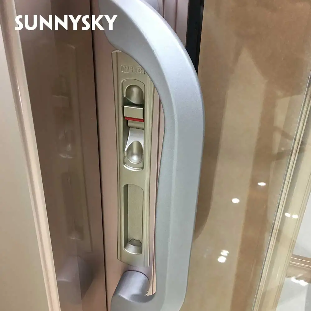 
Thermal break American high quality Aluminium Low-E glass sliding patio door 