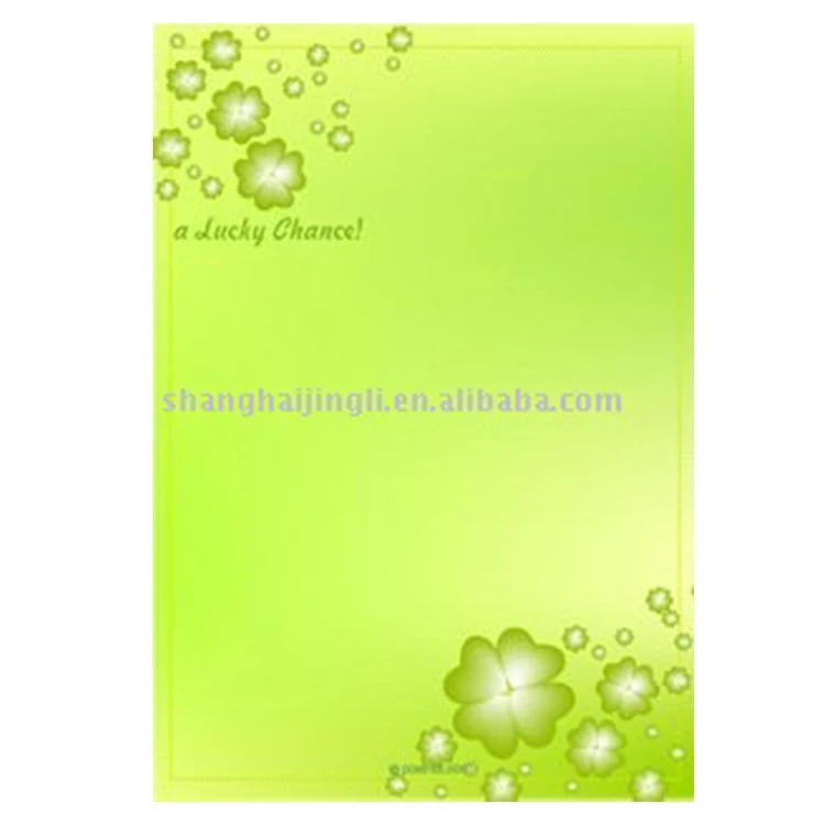 
Eco letter writing paper 