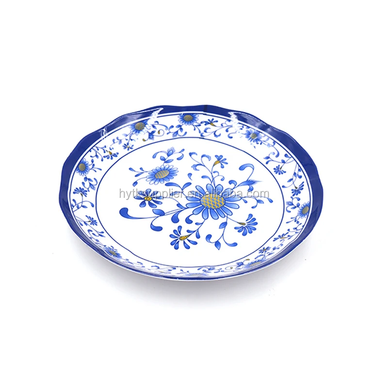Traditional Chinese elements melamine dinnerware/Unbroken porcelain tableware/Unique oriental beauty plate