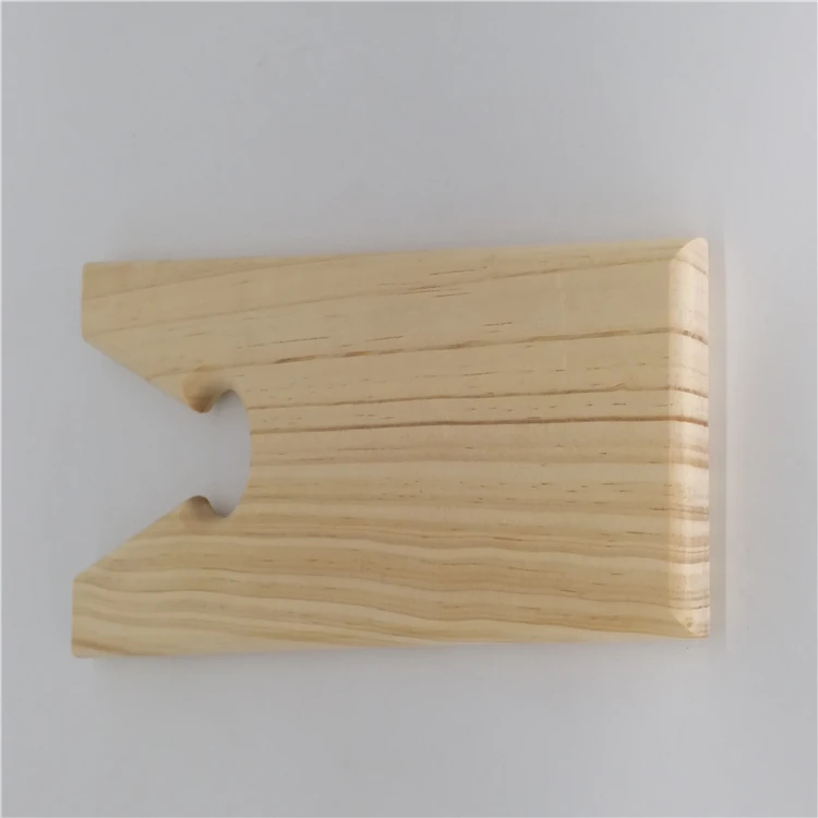 Solid pine wood holder for home decoration