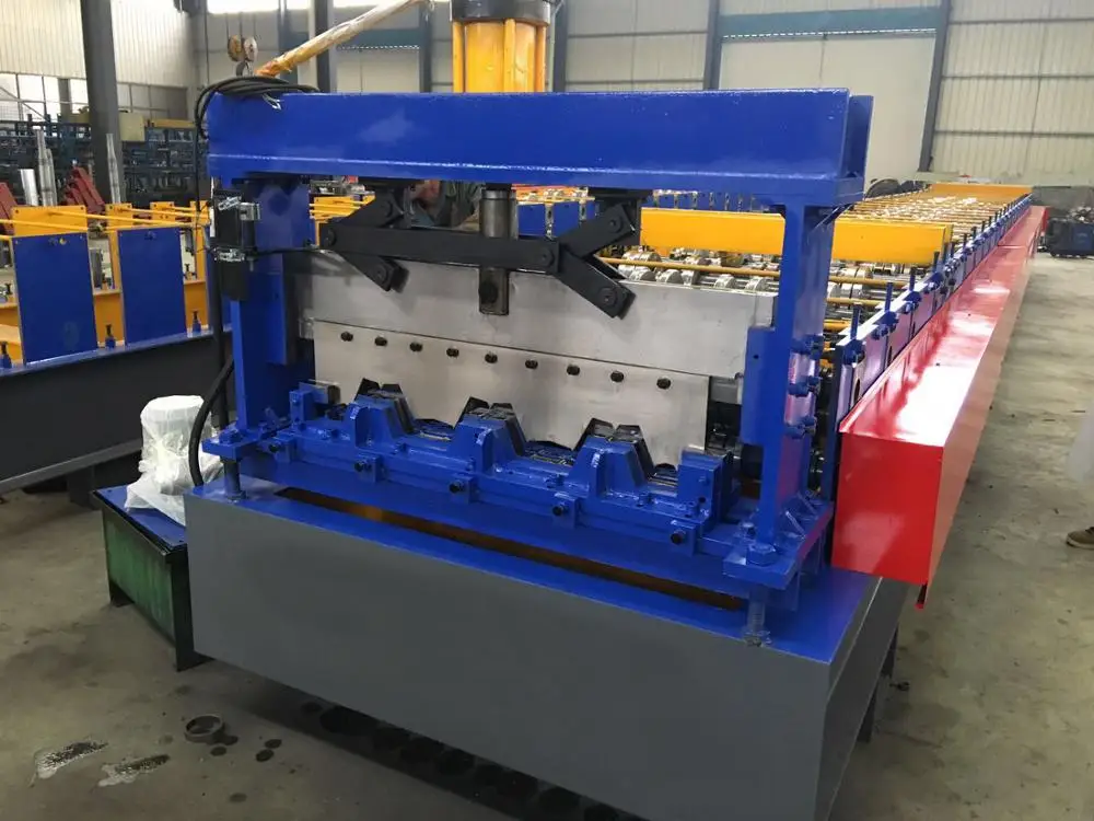 844mm Width Floor Steel Metal Deck Roll Forming Machine line for Sales