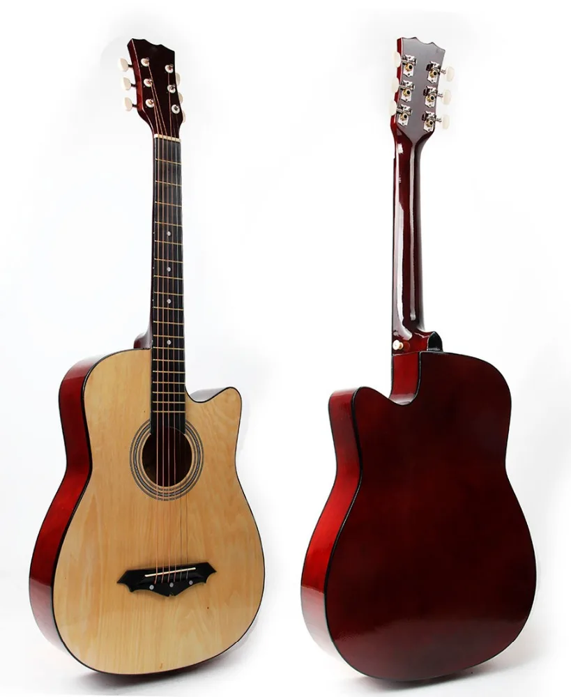 
38 inch linden wood guitar cheapest practice guitar 