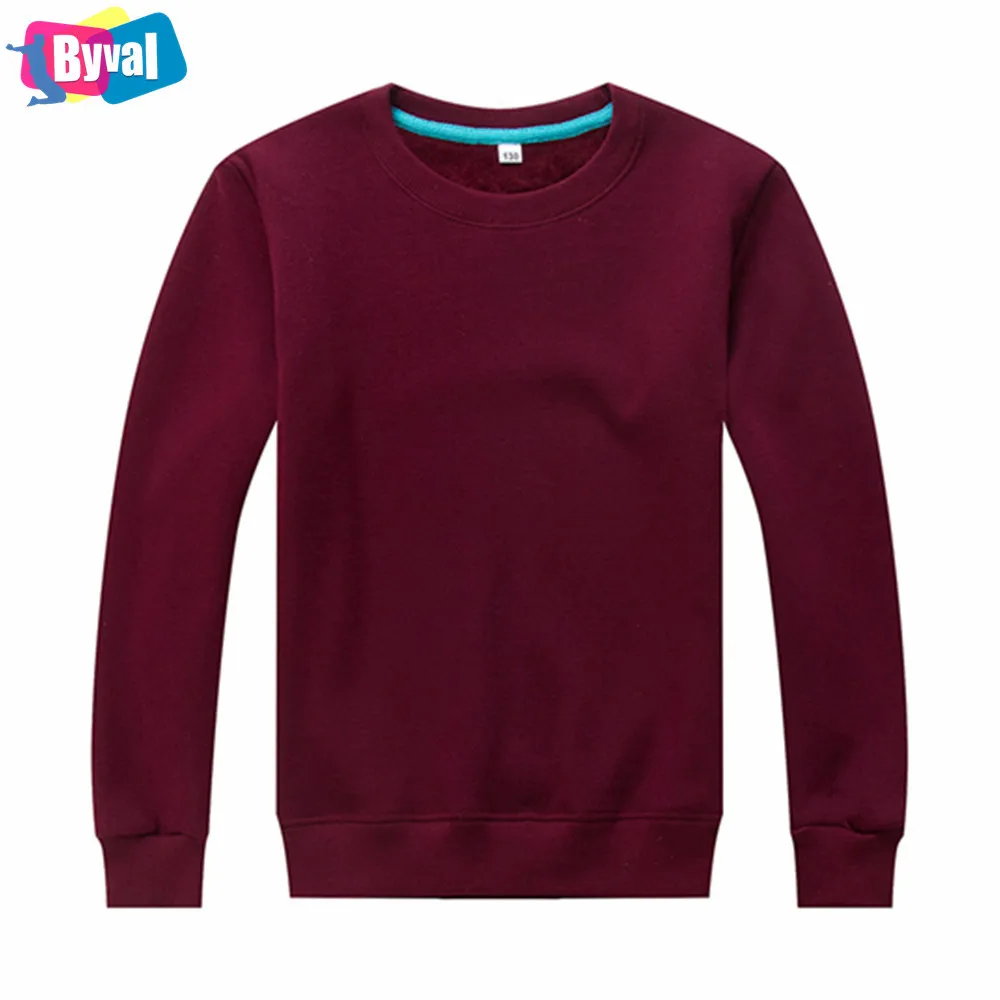 Kids Plain Sweatshirt Organic Cotton Made Children Crewneck Sweatshirts Wholesale Custom All Sizes