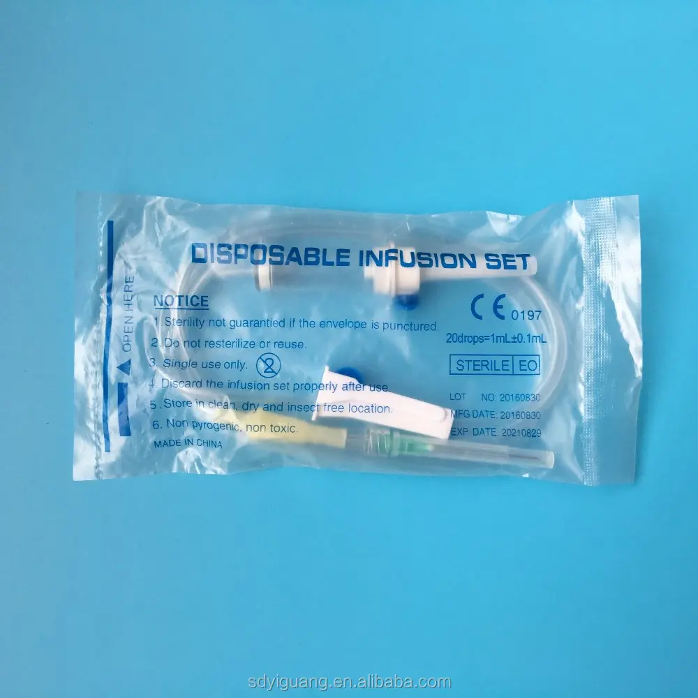 
IV Infusion Set PVC /PVC DEHP-free / PVC-free material CE and ISO13485 approved top quality 