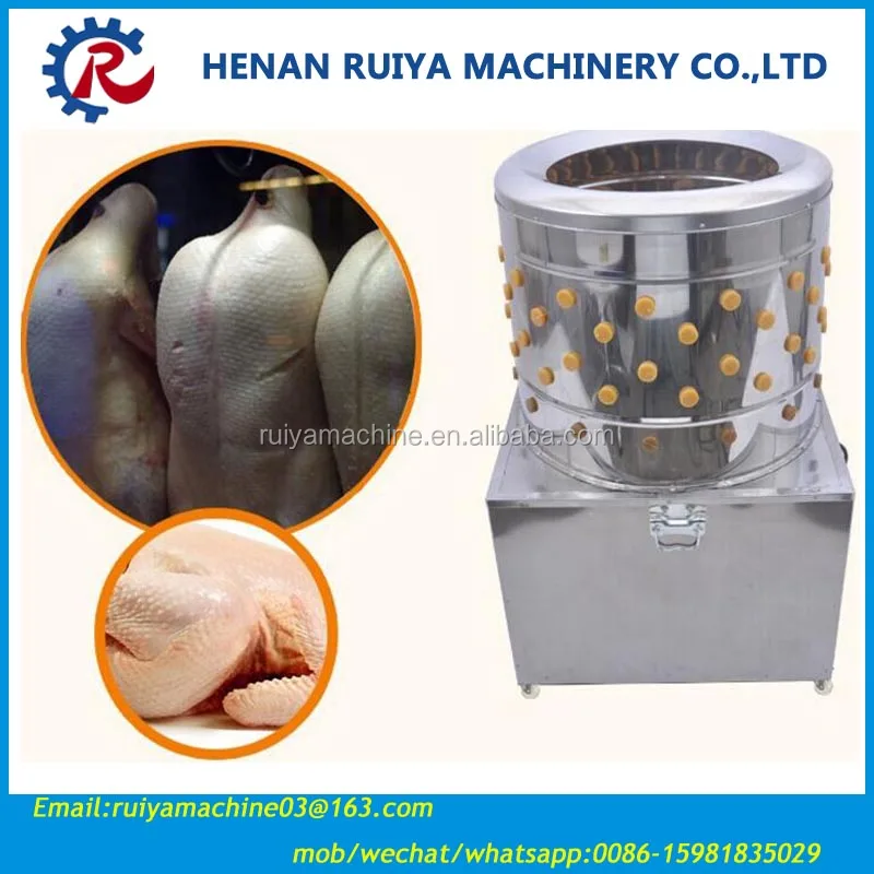 Quality rubber Stainless steel chicken scalding plucking machine 0086-15981835029