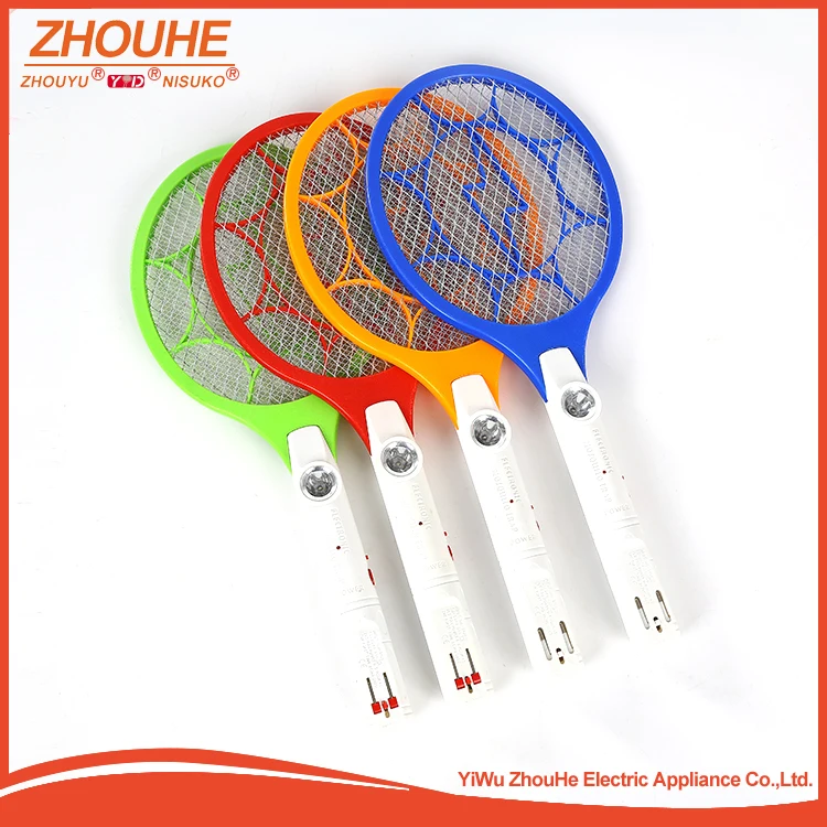 Mosquito Racket LED Light Rechargeable electronic mosquito hitting swatter