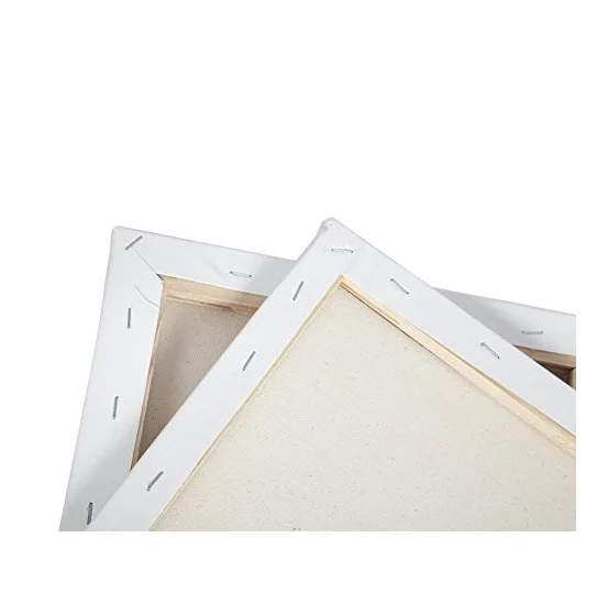 
Amazon hot selling 18x24 inch artist white stretched canvas 