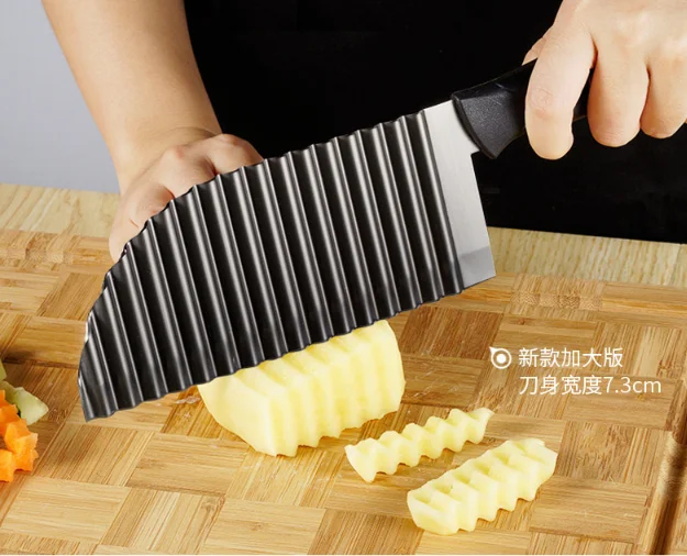 Crinkle Potato Slicer potato knife cutter