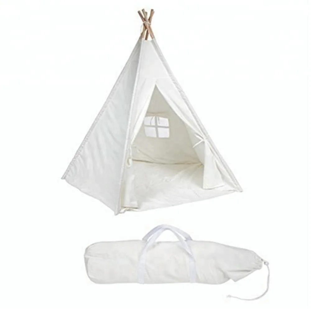 
Kids Teepee Toy Tent with Playing Mat 