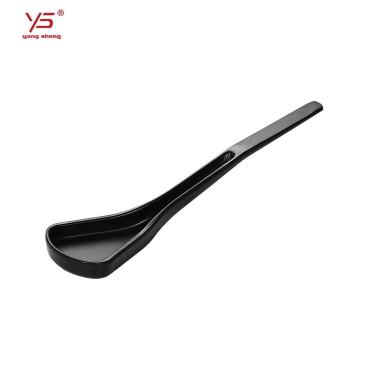 High temperature disinfection unbreakable hotel soup spoon melamine