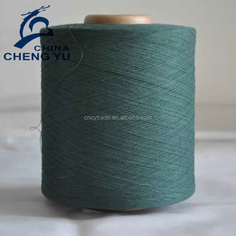 High Quality Wenzhou Low Twist Yarn Recycled Cotton Blended Open End Carded Knitting Yarn For Socks
