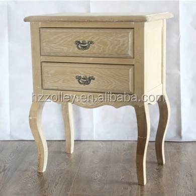 Chinese Vintage Style Nightstand Antique Original Wood Bedside Cabinet