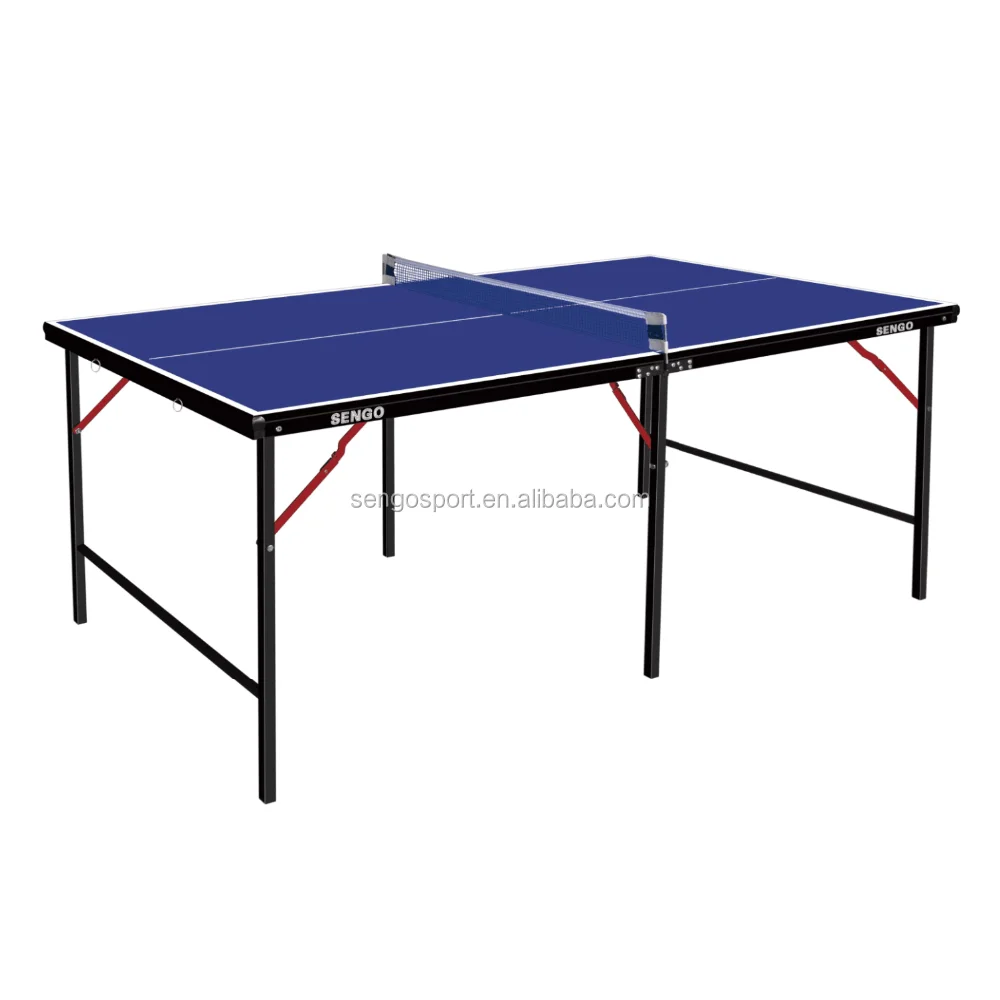 Toys baby ping pong table with folding leg,handle mini table tennis table,foldable kids tennis table