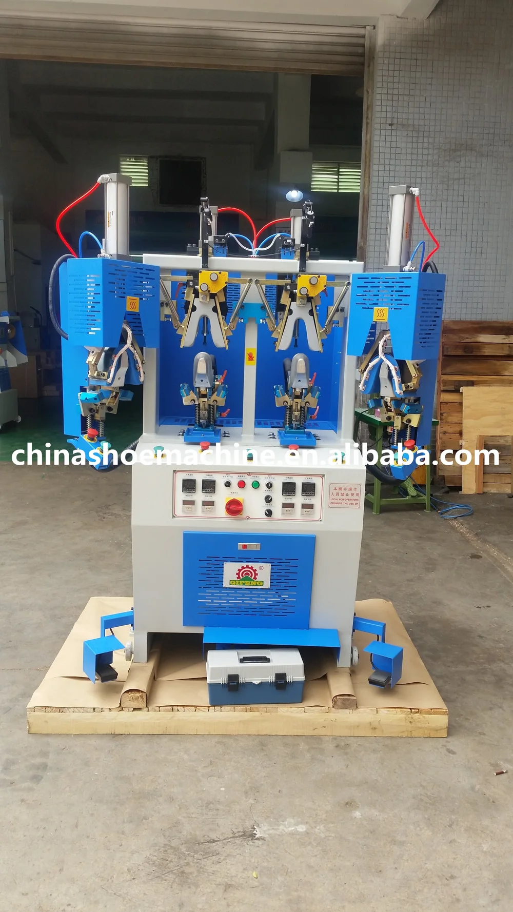 QF - 418 Shoe Two Cold and Two Hot Counter Moulding Machine