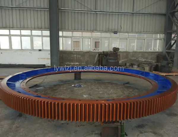 Large Module Casting Halve Girth Gear for rotary drum dryer