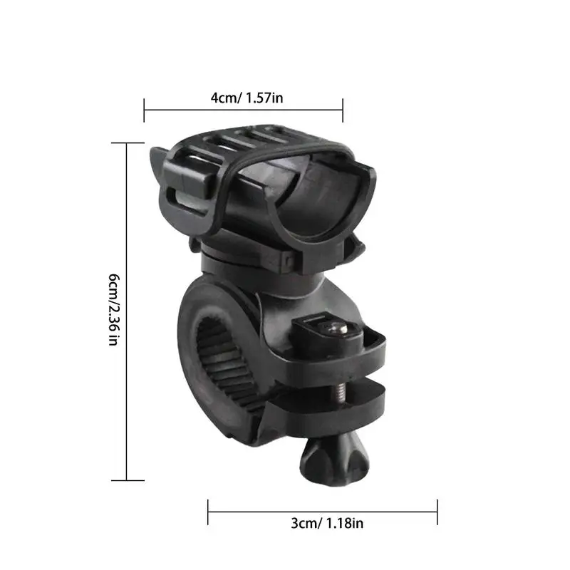 
Cheaper Plastic And Silicone Bicycle Flashlight Holder Cycling Accessories Bicycle Light Bracket 