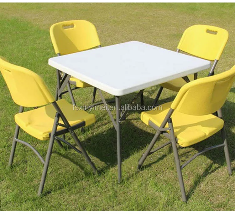 outdoor furniture garden sets plastic square table