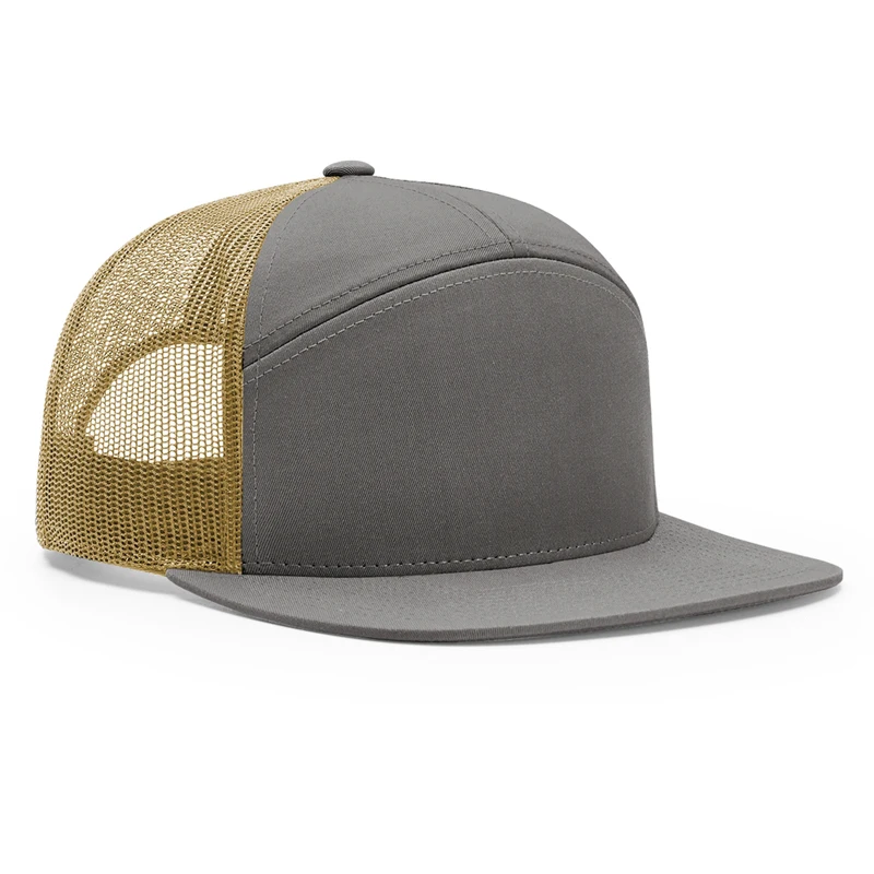 7 Panel Snapback Trucker Cap