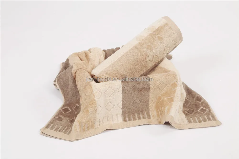 
Wholesale Comfortable Velvet Checked Face Towel 100% Cotton 