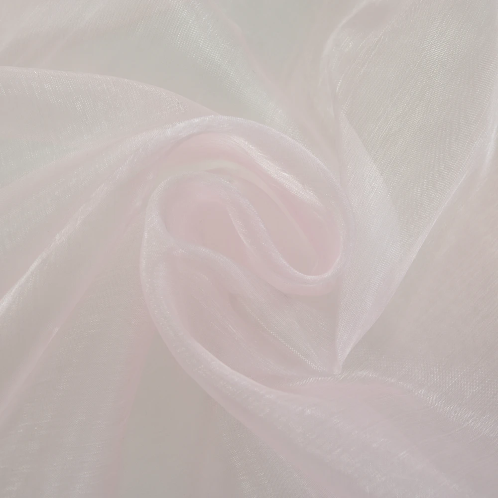 
white purple red solid color wedding dress and gift drawstring bags pouch silk organza fabric 