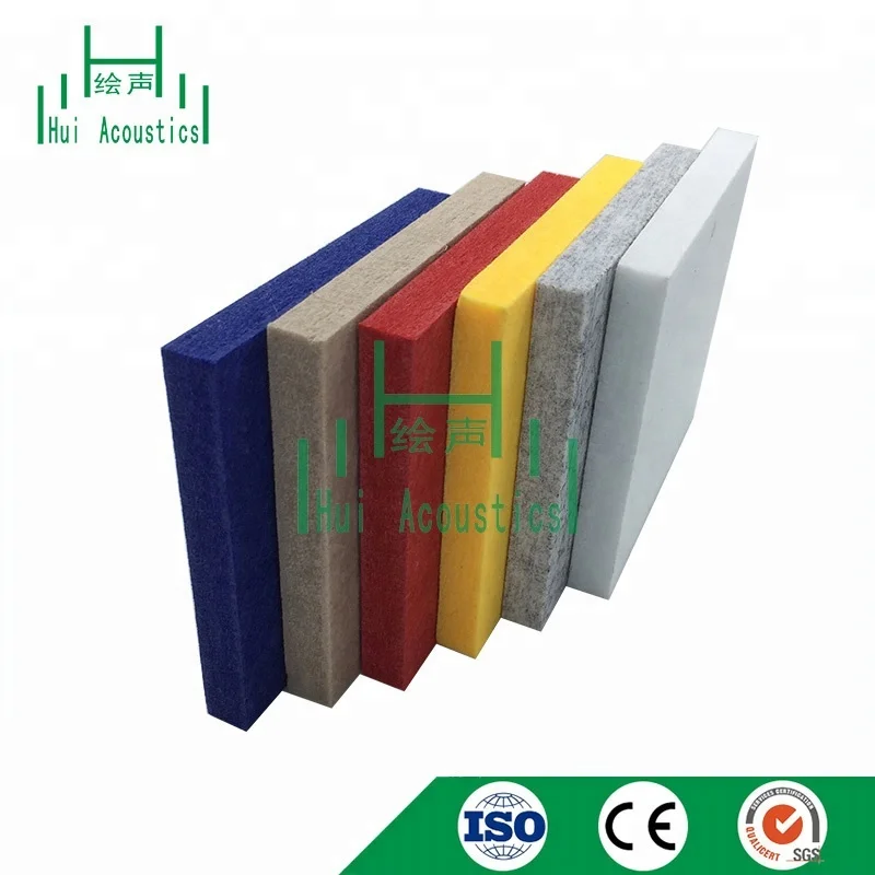 Sound Insulation Polyester Fiber Acoustic Panel Hexagon Decorative Wall Boards Soundproof Acoustic Fiber Ceiling Material