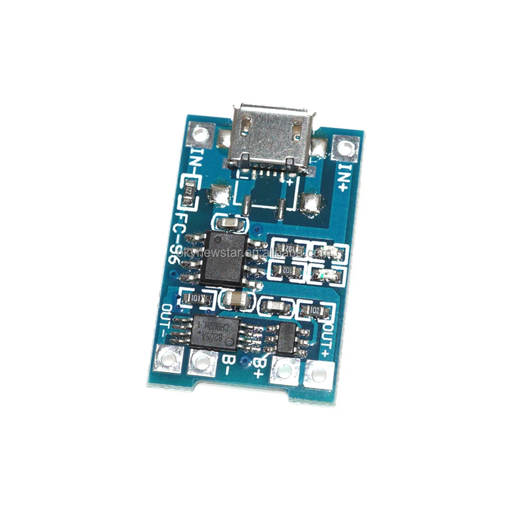 Зарядная плата TP4056 5 В 1 А Micro USB 18650 модуль зарядного устройства для литиевой