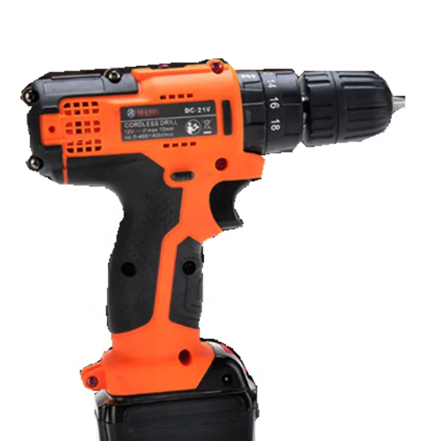 
Newly upgraded industrial 21V lithium battery chargeable cordless hand drill industrial grade screwdriver tool set 