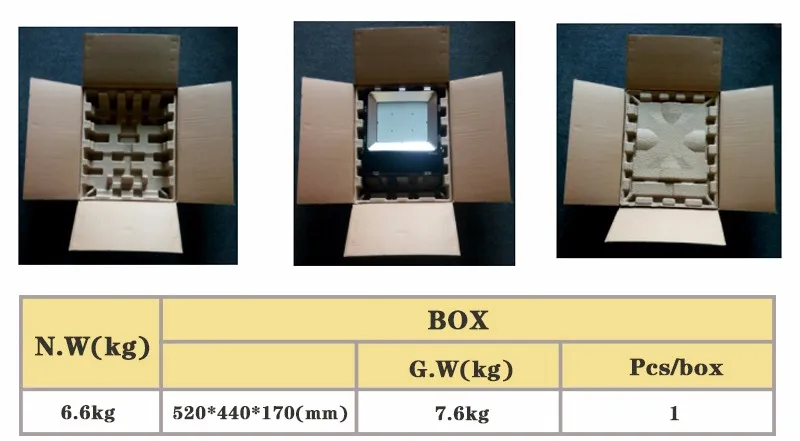 200w LED Flood Light slim Waterproof IP65 Floodlight Landscape LED outdoor lighting Lamp Warm/Cold White CE Rohs FCC 200watt
