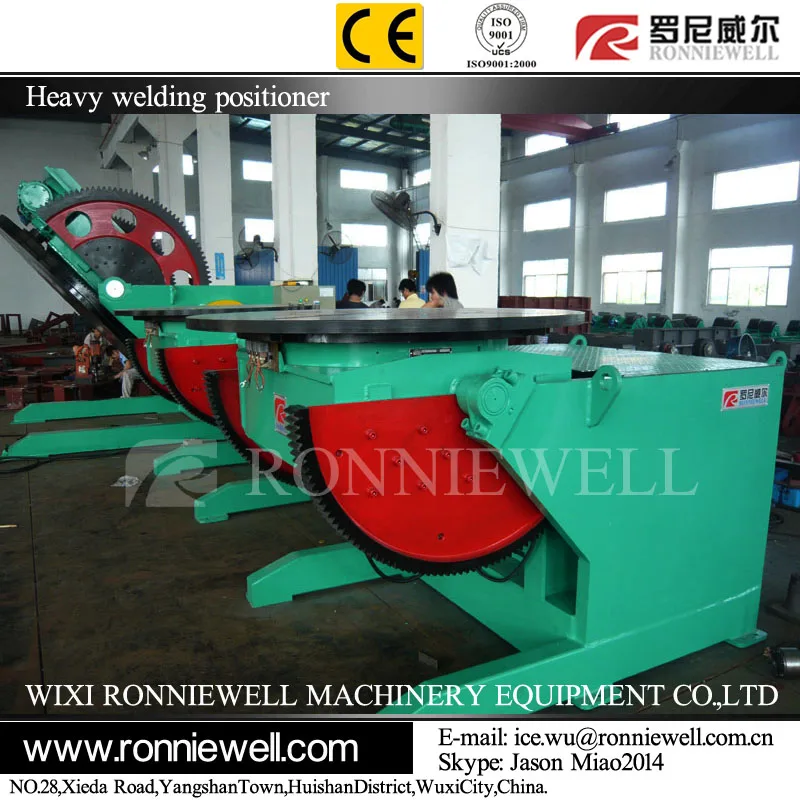 Сверхмощный сварки позиционер/сварка Таблица