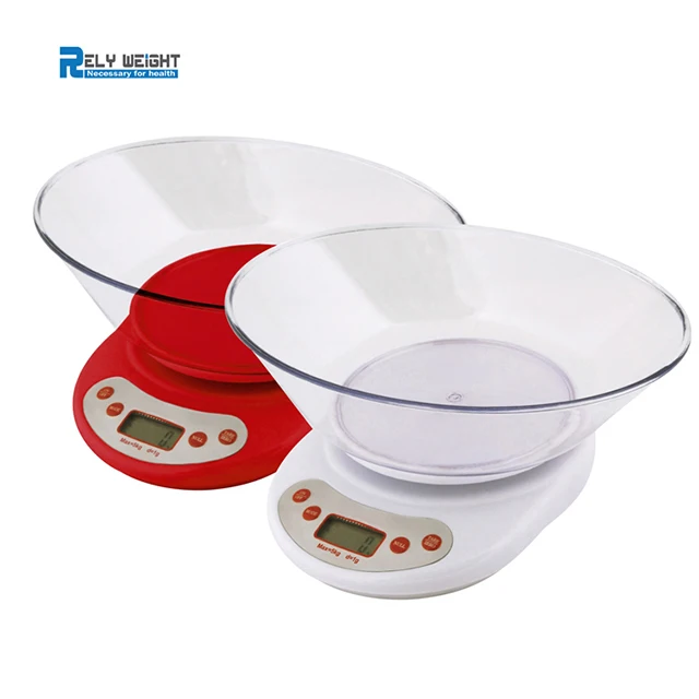 5kg diaital manual electronic smart kitchen food scale with removable bowl