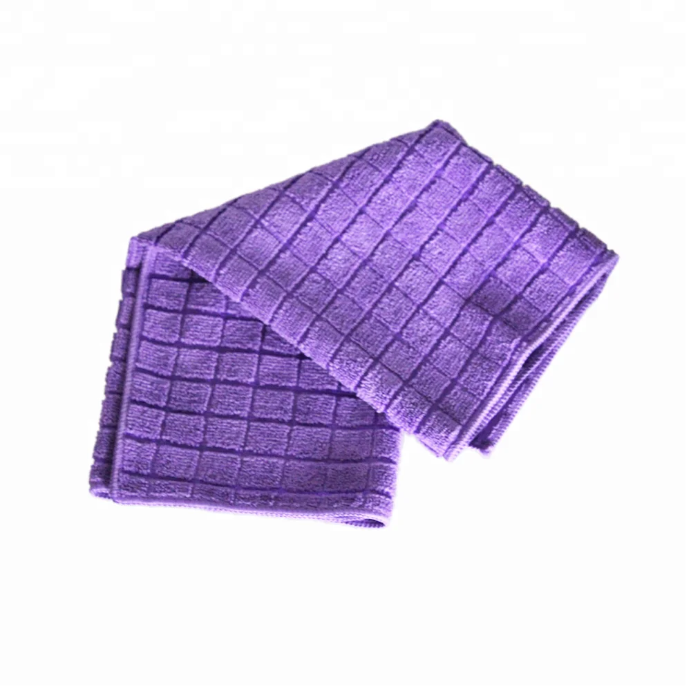 Household Clean Absorbent Wash Microfiber Kitchen Towel Cleaning Cloth