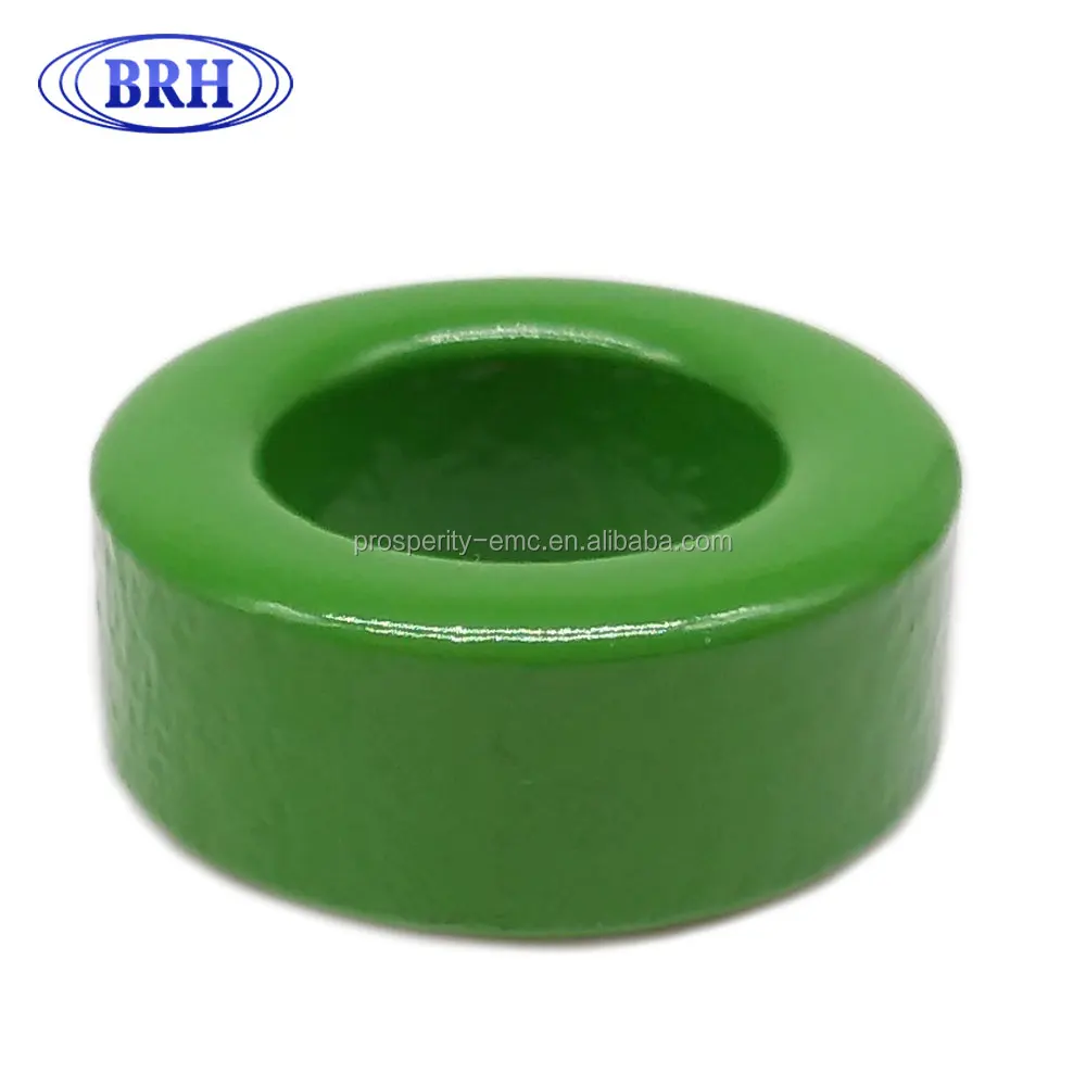 Высокочастотный зеленый ферритовый тороидальный сердечник mnzn для Катушечной индукции