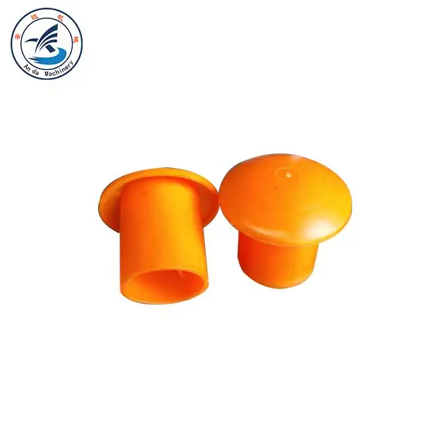 mushroom plastic rebar end cap used in construction