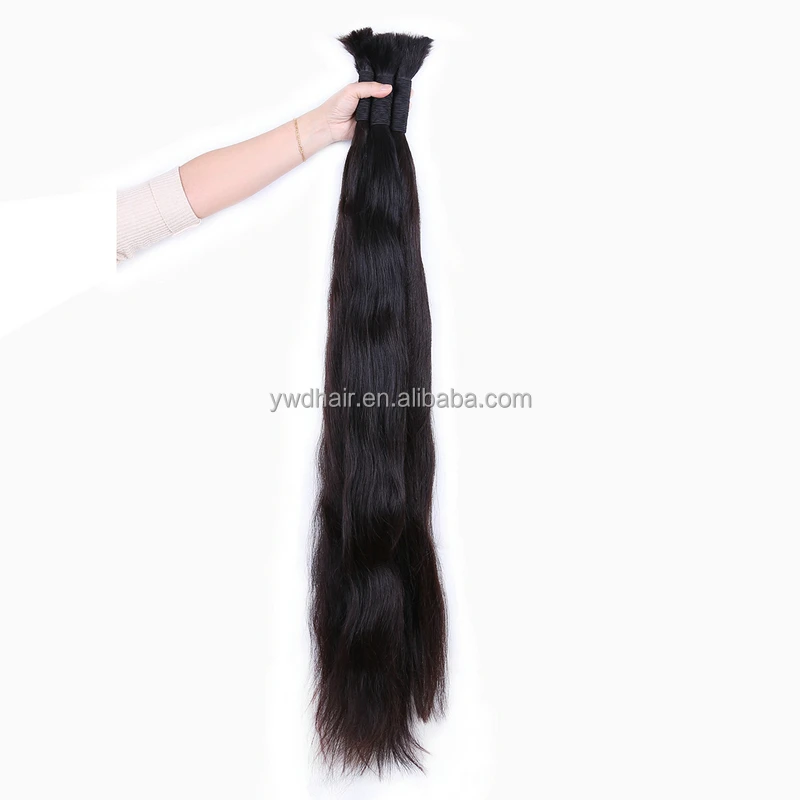 Wholesale russian hair bulk distributors no weft wet and wavy 3bundles human hair bulk