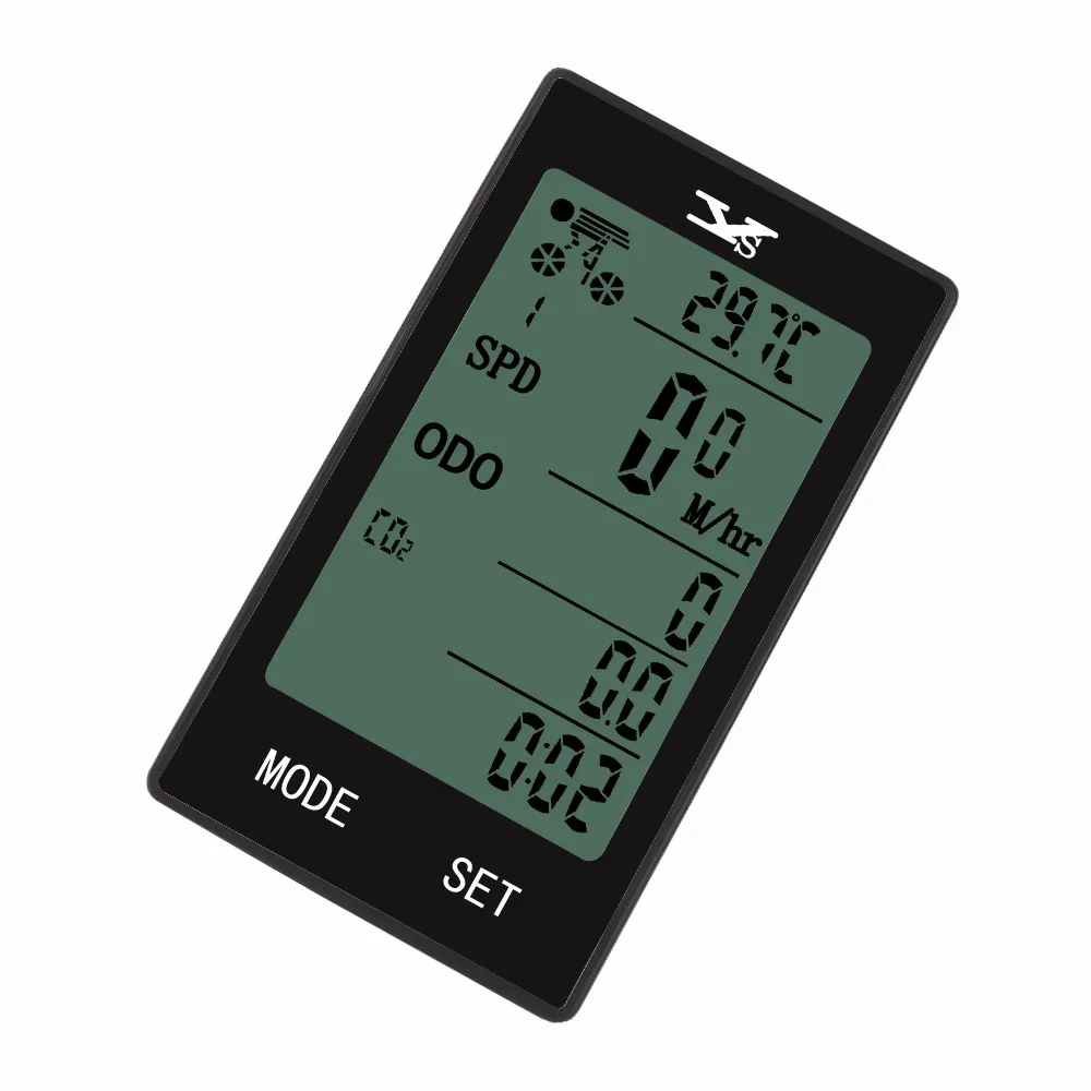 
YS-508A high quality wired waterproof big screen lcd bike bicycle computer 