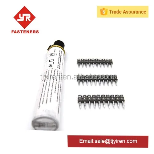 sales promotion 22mm 32mm nails for gas gun with Colored washer