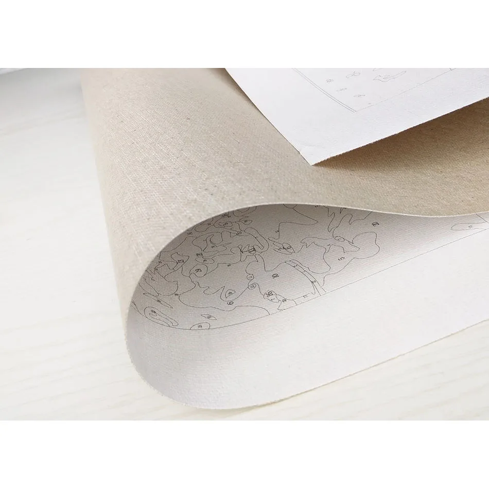 CHENISTORY DZ1675 Digital Painting By Numbers Landscape On Canvas No Frame home wall decor